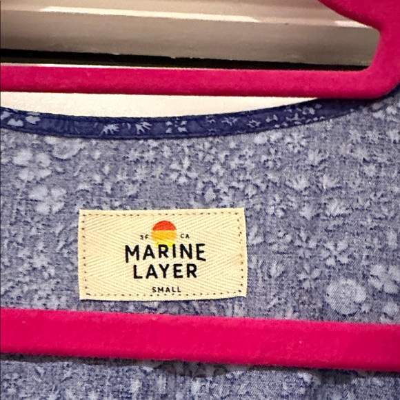 Marine layer Camila Blue Mini Dress‎ small - Picture 4 of 6